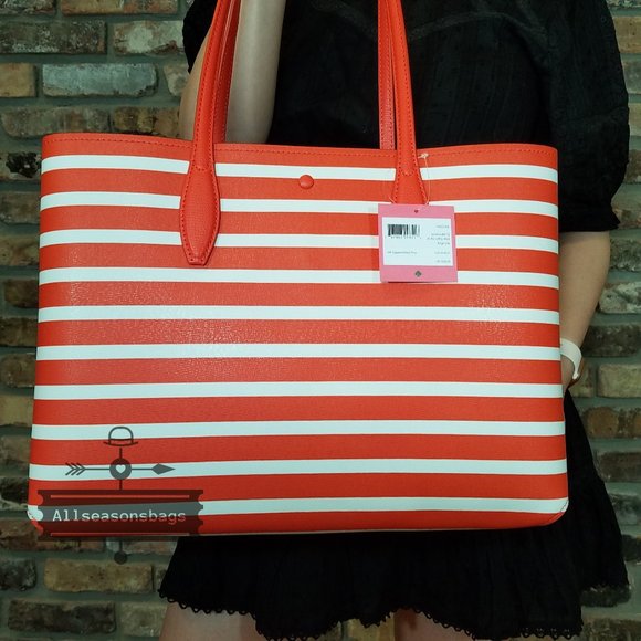 Kate Spade ALL Day Sailing Sailing Stripe Tote main image 4